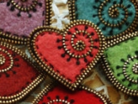 etsy Woolly Fabulous Felt and Zipper Jewelry